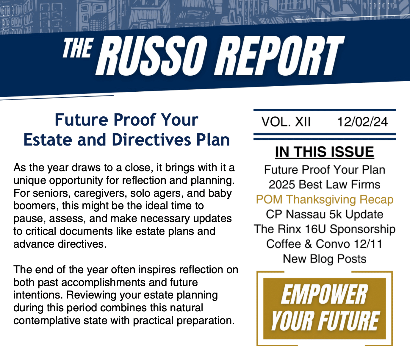 The Russo Report Dec 2024